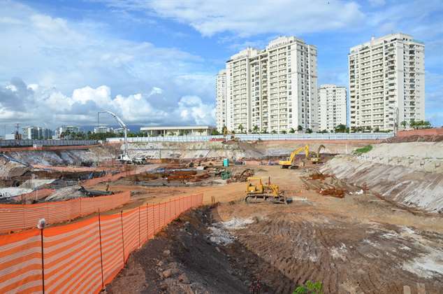 Início das obras | Riserva Golf Vista Mare Residenziale – Apartamento	na  Barra da Tijuca - Rio de Janeiro - Rio de Janeiro